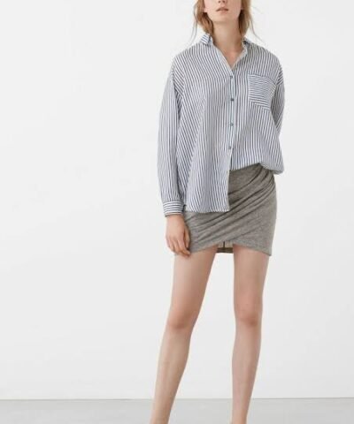 mango Jupe grise femme