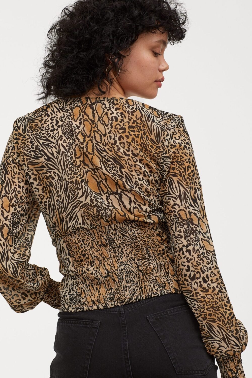 H&M Blouse à encolure en V