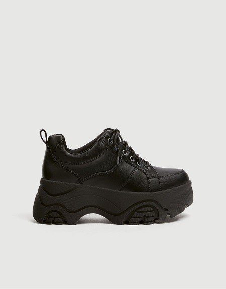 Pull&bear Chaussures chunky noires