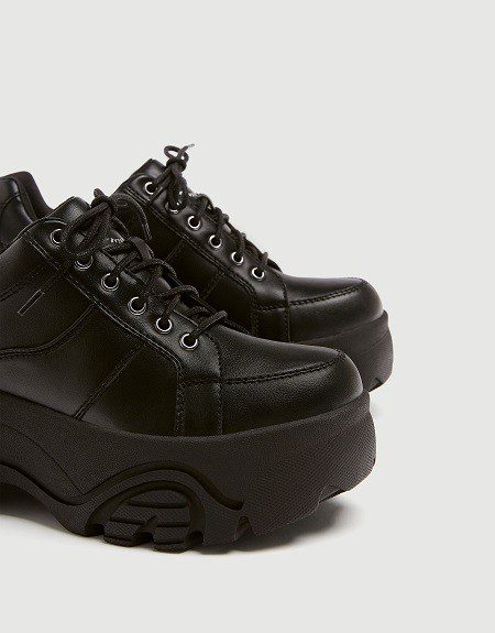 Pull&bear Chaussures chunky noires