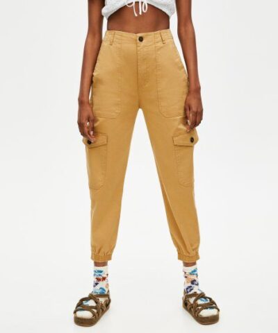 Pull&bear Pantalon cargo avec poignets élastiques