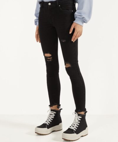 Bershka Jean skinny taille basse