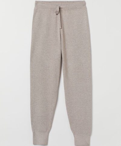 h&m Pantalon jogger en maille