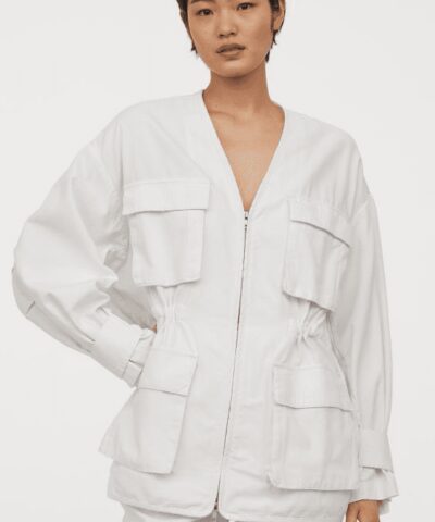 H&M Veste-chemise en sergé