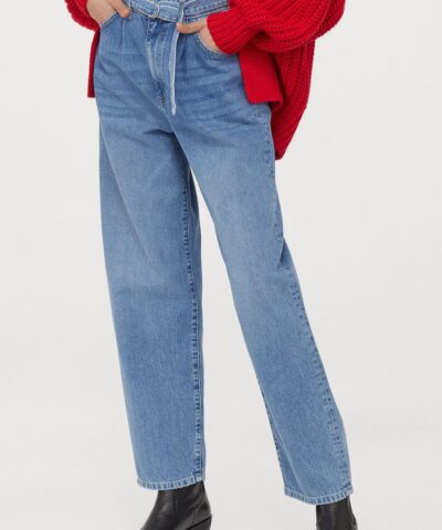 H&M Jean ample ultra taille haute Mom