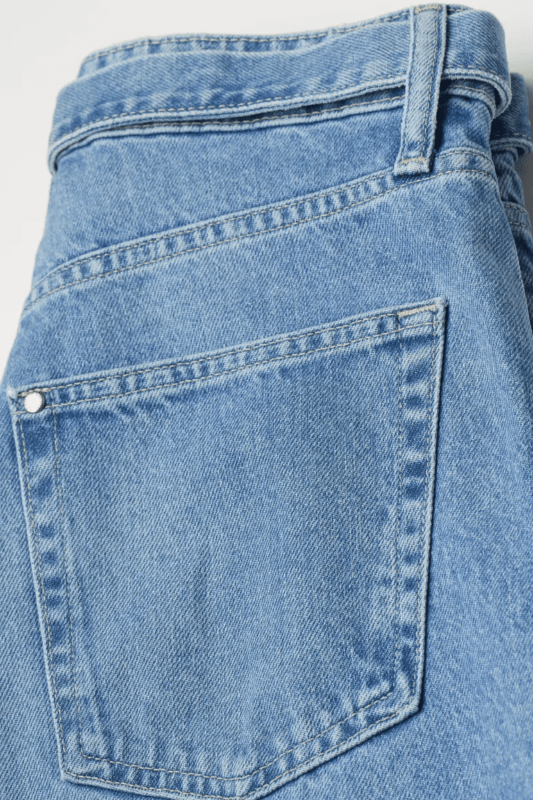 H&M Jean ample ultra taille haute Mom