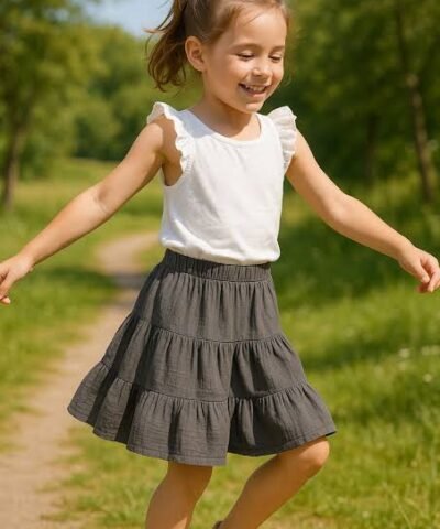 H&M Jupe à double tissage