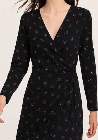 H&M Robe portefeuille en maille