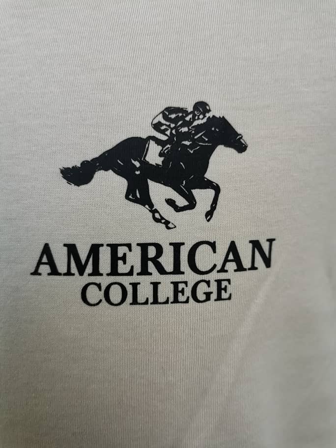 America college t-shirt homme