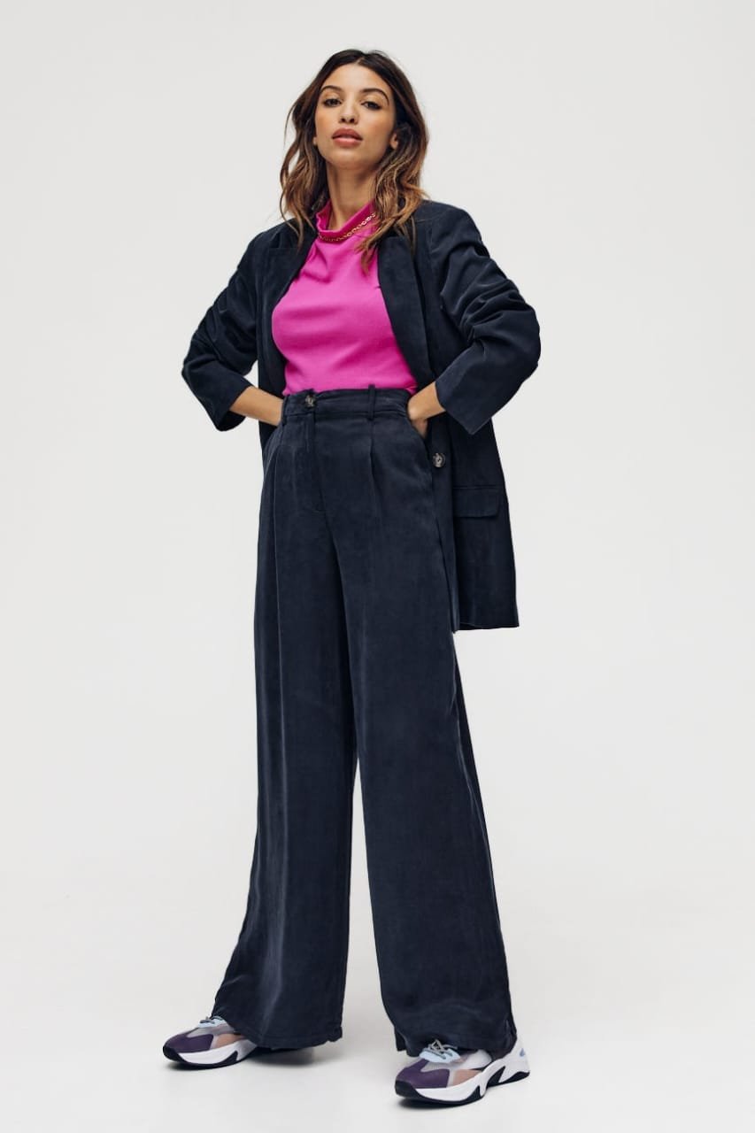 PRD Veste de tailleur longue Femme - Marine