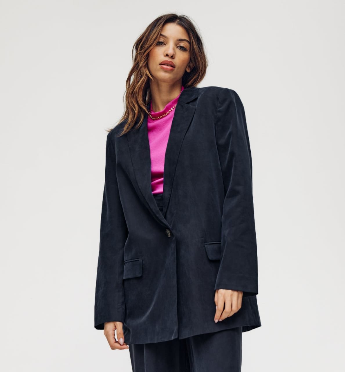 PRD Veste de tailleur longue Femme - Marine – Image 5