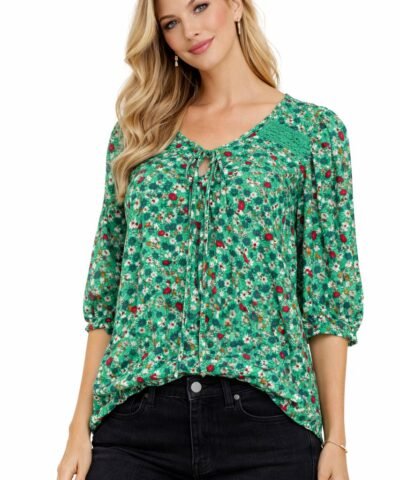CREEKS blouse a motif