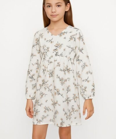 Robe zara fille a motifs