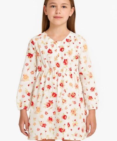 Robe zara fille a motifs