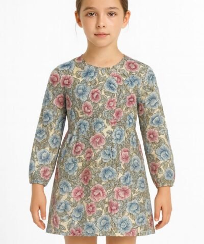 Robe zara fille a motifs