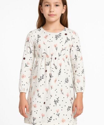 Robe zara fille a motifs