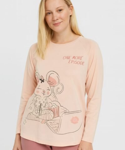 LA VIE EN ROSE haut pyjama femme