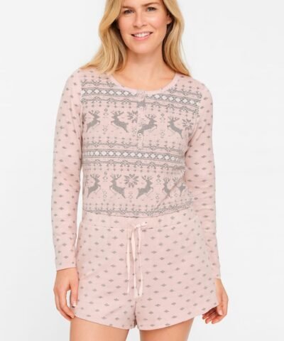 LA VIE EN ROSE combishort pyjama