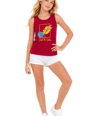 DRAV t-shirt fille sans manches