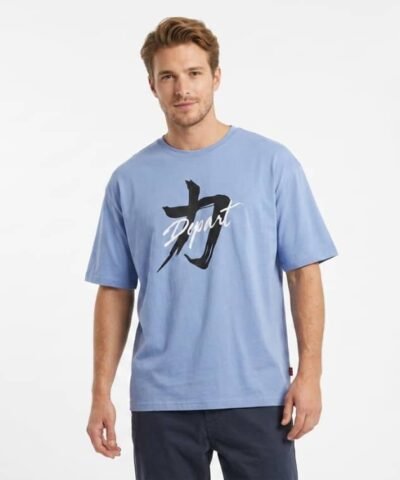 DEPART t-shirt oversize blue