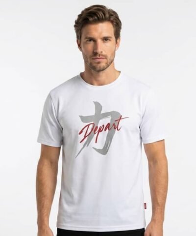 DEPART t-shirt oversize blanc