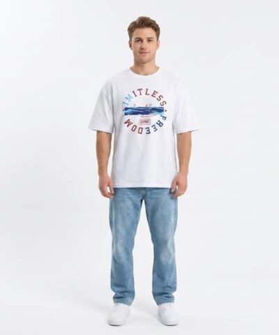 DEPART t-shirt oversize blanc