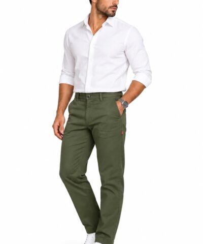 DEPART pantalon chino khaki