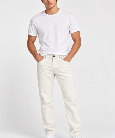 BONOBO jean straight blanc