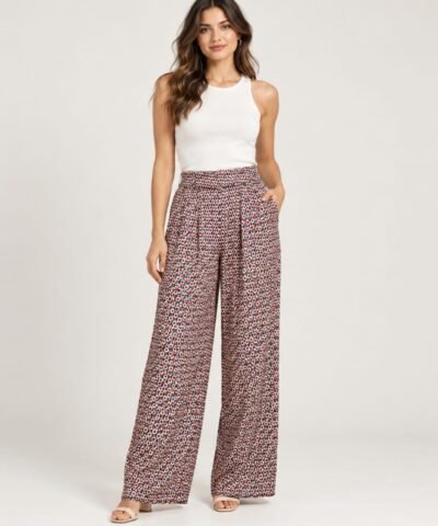 BONOBO Pantalon en satin confortable